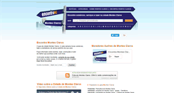 Desktop Screenshot of encontramontesclaros.com.br